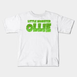 Little Monster Ollie Fun Furry Design Kids T-Shirt